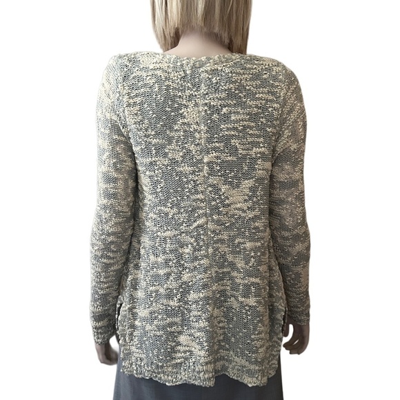 Nordstrom Olivia Sky Cardigan Sweater Popcorn Knit Chunky Open Front Duster - Picture 8 of 12